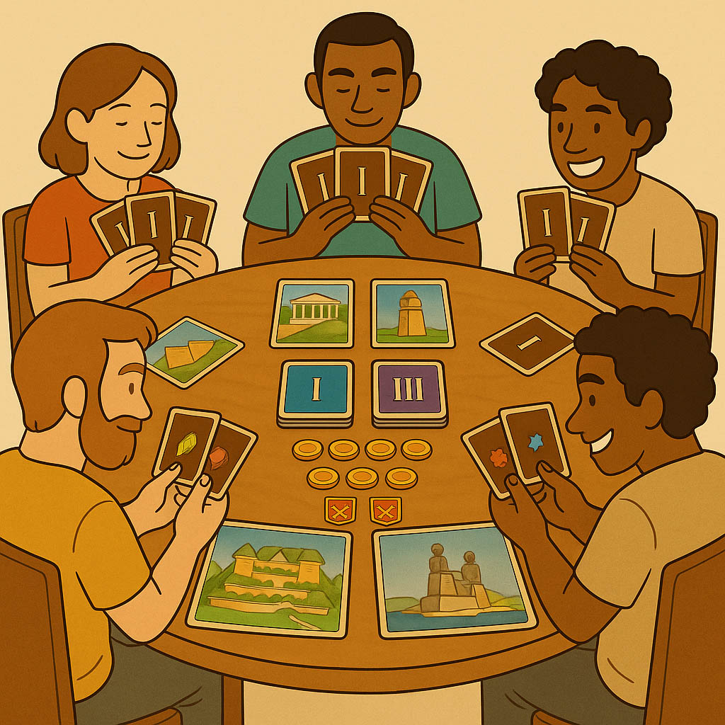 بازی سون واندرز 7wonders boardgame